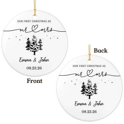 Front and Back Ornament Mockup